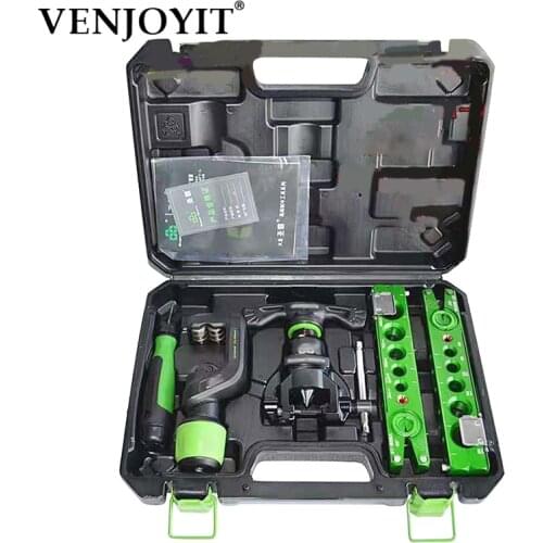 6-19MM Professional Tube Expander Kit Manual Air Conditioner Copper Pipe Eccentric Reamer Metric ST-806FT