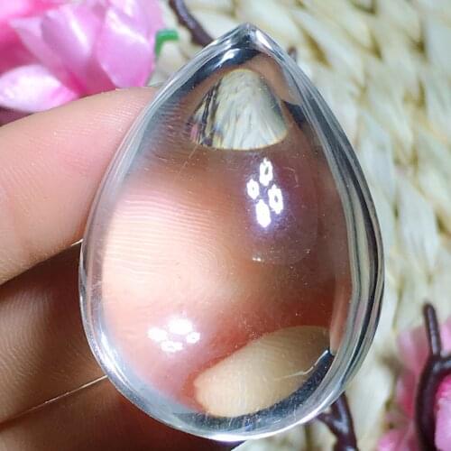 Clear quartz tear