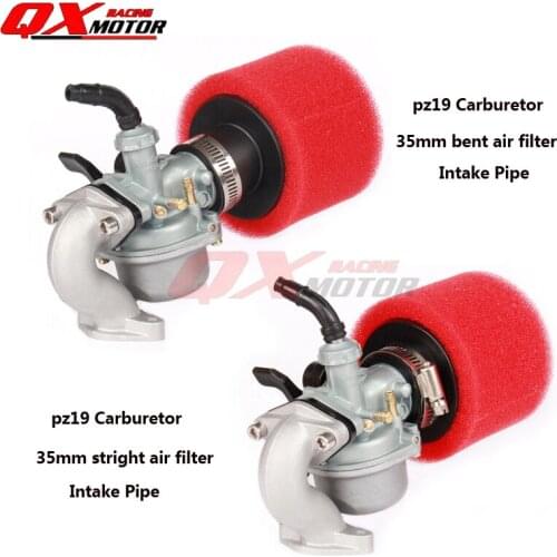 PZ19 Carb 19mm Carburetor Air Filter Intake Pipe Gasket Set For 50cc 70cc 90cc 110cc ATV Quad 4 Wheeler Tatao Sunl Roketa Kazuma