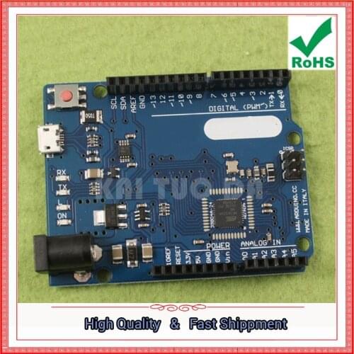 UNO-A.D.N R3 Development Board ATMEGA32U4 Official Edition With Line (C7B1)