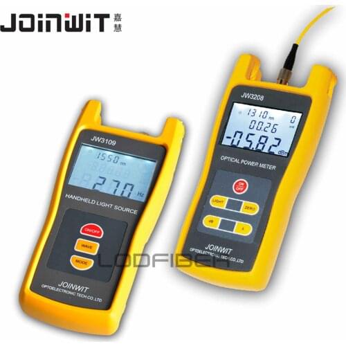 LODFIBER JW3208A+JW3109 Handheld Optical Power Meter -70 to +6dBm + Test Optical Light Source