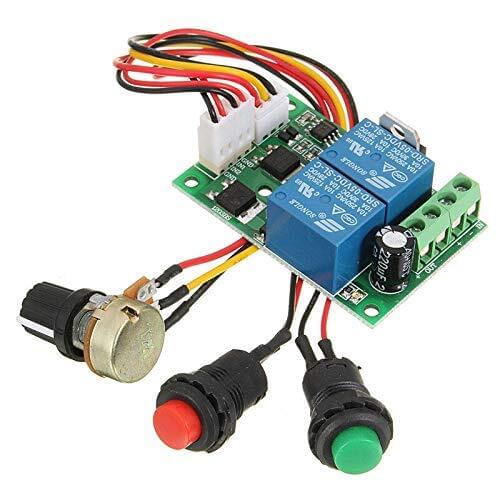 DC 6V 9V 12V 24V 3A DC Motor Speed Controller Forward Backward Reversible Switch Good Quality