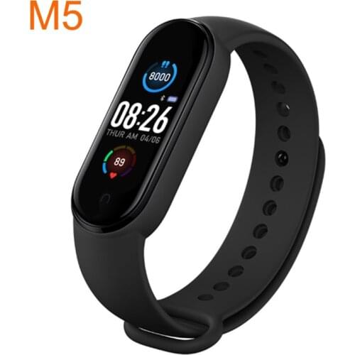 Men Women M5 Smart Watch Heart Rate Monitor Blood Pressure Fitness Tracker Smartwatch Band Sport Watch For IOS Android Fitness