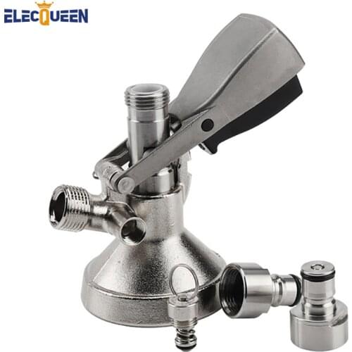 G Type Coupler Home Brewing Beer Keg Tap Dispenser Beer Faucet System "G"Coupler + Liquid &Gas Ball Lock Post Keg Coupler Kits