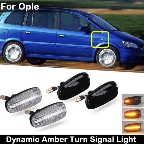 LED Dynamic Turn Signal Light Side Marker Lamp For Opel Zafira A 1999-2005 Astra G 1998-2005 Frontera B 01-03 Cadillac STS 05-11