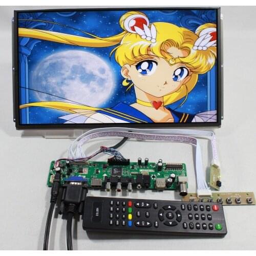TV PC HD MI CVBS RF USB AUDIO driver Board 13.3inch" LP133WD1 SLA1 1600x900 IPS lcd