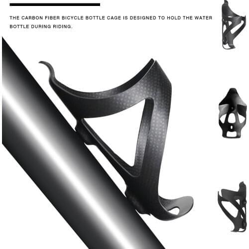 Ultra-light Bottle Bracket Bicycle Water Cup Holder 3K Full Carbon Fiber Cup Rack Bike Bottle Holder Cycling Accessory