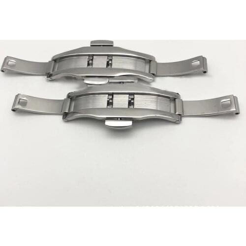 Universal Stainless Steel Watch Strap Buckle Folding Belt Double Open Butterfly Buckle Watch Accessories