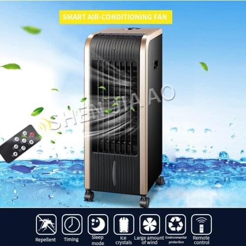 Air conditioning fan heat and cool dual-use home electric fan refrigeration water air conditioning water cooling fan