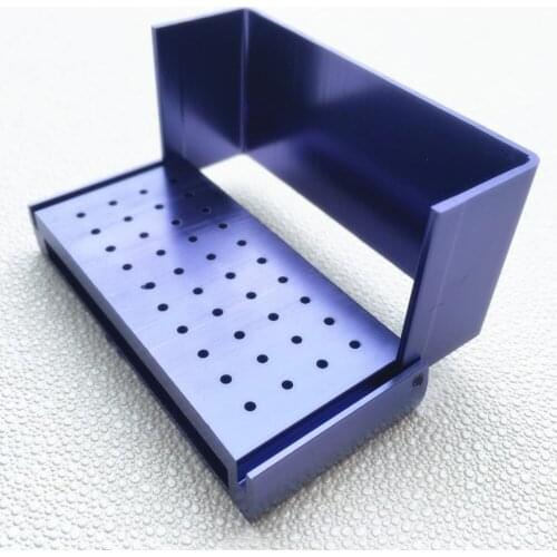 1PC 40 holes Autoclavable High Speed Dental Burs Holder Dental Bur Block