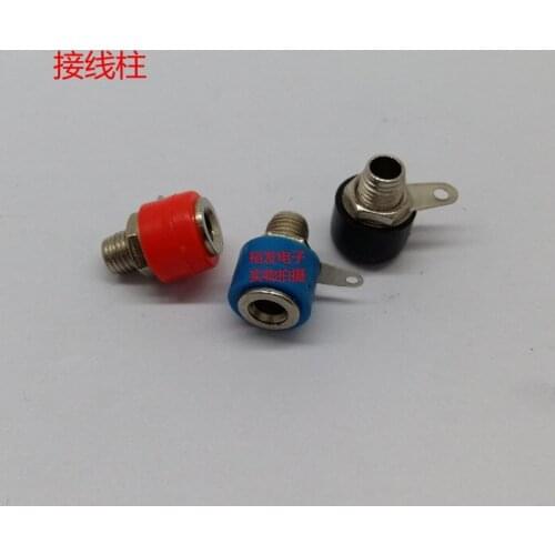 100pcs 4mm terminal block 312A terminal banana female isolation board connector test post 312A terminal