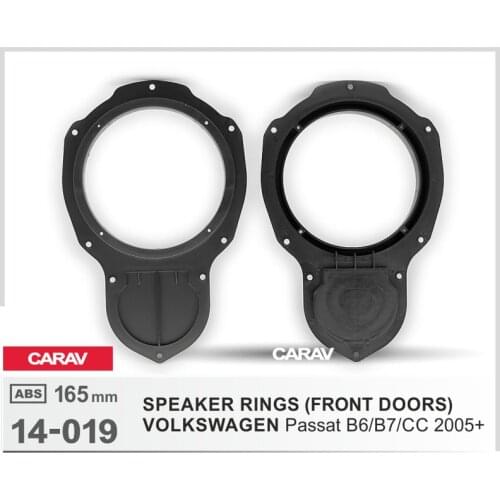 2pcs/set Universal Car Speaker Adapter Bracket Plate ABS Automobiles Speaker Bracket forVOLKSWAGEN Passat B6/B7/CC CARAV 14-019