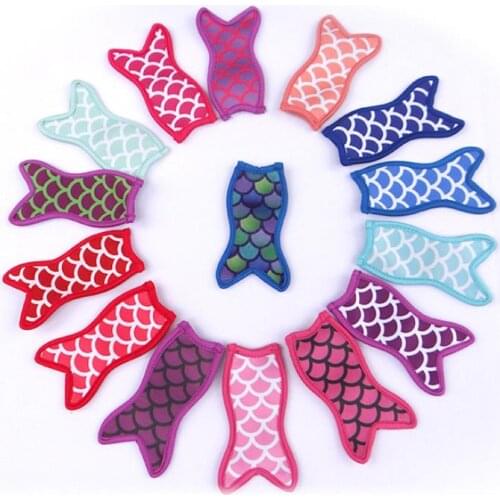 300pcs Popsicle Holders Pop Sleeves Ice Freezer Icy Block Lolly Holder For Summer Kids DIY Gifts 15X9CM Large 7 color SN367