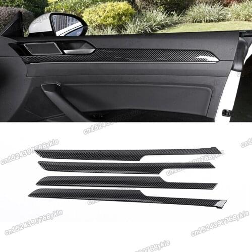 Lsrtw2017 Car Interior Door Armrest Handle Cover Trim Styling for Volkswagen Arteon Vw Cc 2019 2020 2021 Accessories Auto Kit