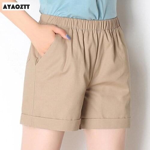 Женские хлопковые шорты AYAOZTT China At AliExpress