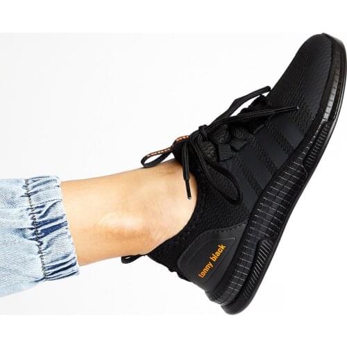 TONNY black black sports shoes hiking Sneakers running shoes casual wear casual solid Sneakers