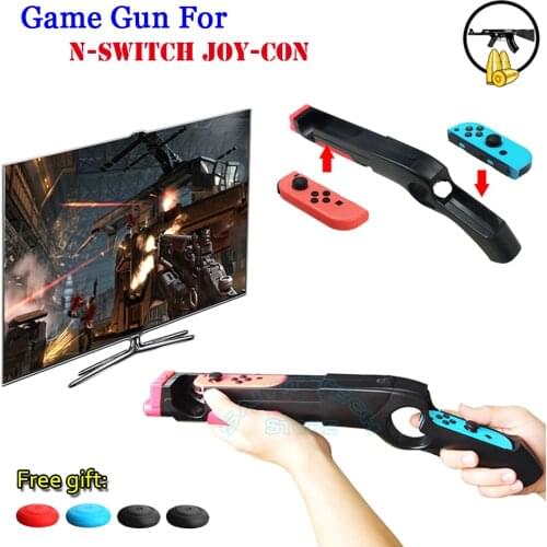 Nintend Switch Handgrip Sensor Shooting Gun Nintendoswitch Handle Grips Joystick Holder Stand for Nintendo Switch Joy-con Game