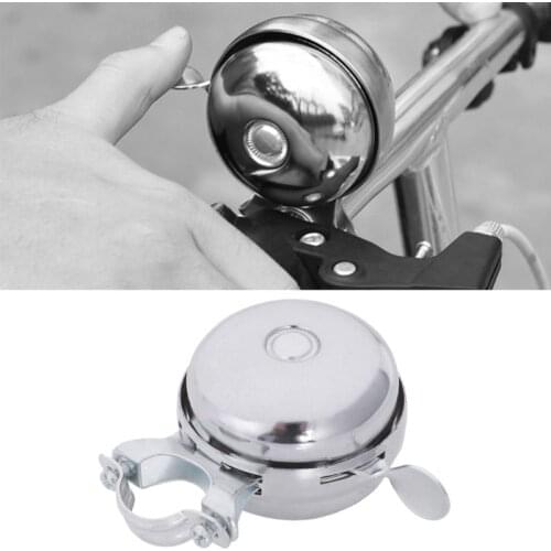 Double-sided Metal Bicycle Bell Vintage Bike Handlebar Safety Alarm MTB Cycling Retro Horn Bicycle Accessories