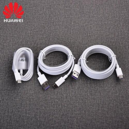 Original Huawei 5A Type C Cable Surpercharge Charger Data Line For Huawei P40 P30 P10 Pro Nova 8 7 Honor 30S 9 V8 V9 Quick Cord