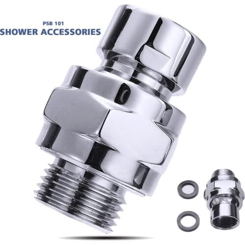 Brass Chrome Ball Joint Shower Arm Head Angle Adjustable Swivel Adapter Standard G 1/2 Connections For Bathroom Hardware
