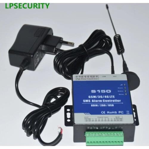 LPSECURITY S150 GSM alarm module Controller Unit Turn Relay On/off By Mobile Phone ,Remote SMS GSM Control System