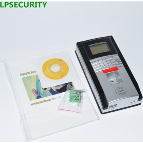 LPSECURITY TCP/IP RJ45 Standalone rfid fingerprint access control reader system & Time Attendance Machine