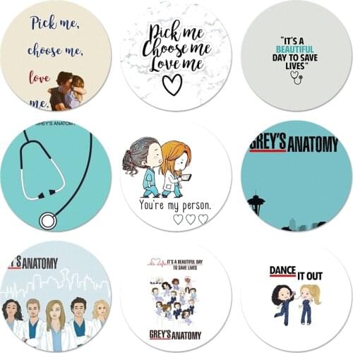Greys Anatomy You're My Person Icons Pins Badge Decoration Brooches Metal Badges For Backpack Decoration