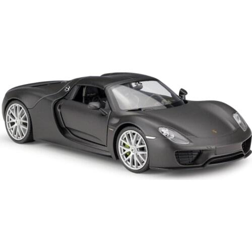 WELLY 1:24 Hot sale Porsche 918 Spyder sports car simulation alloy car model crafts decoration collection toy tools gift