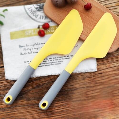 New Big Size Silicone Spatula Butter Scraper Heat-Resistant Cake Cream Knife Batter Mixer Baking Pastry Spatula Cake Tool