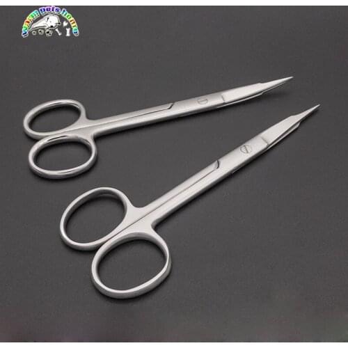 Cat Urethral Scissors Urethral Reconstruction Tools Integrated Step Shears Stainless Steel Animal Pet Surgical Instrument