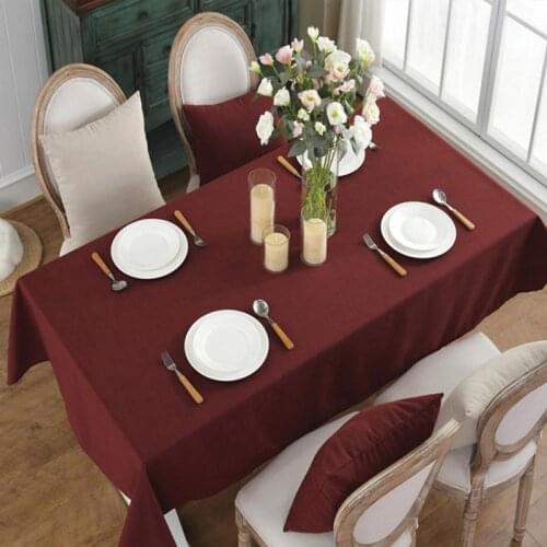 Solid color tablecloth table cloth hotel conference room for business tablecloths for rectangular table wedding table cloth