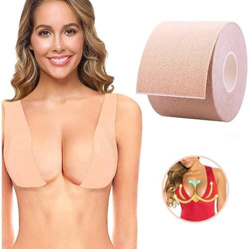 Sexy Hot 2021 Comfort Push Up Bra Body Invisible Nipple Cover Seamless Breast Lift Up Boob Tape Silicone Strapless Sticky Bra