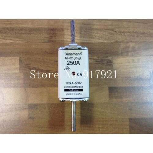 [ZOB] The United States Bussmann NH02 gG/gL 250A BUSS 250NHG02B 500V fuse fuse --2pcs/lot