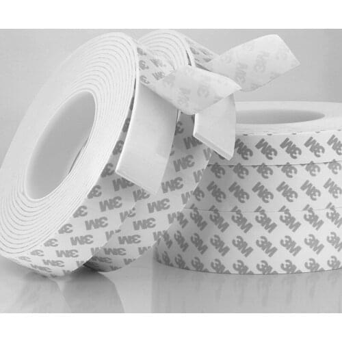 2Mx10mm Strong adhesive eva tape black door seal strip safety cabinet table corner bumper sticker chair leg pads floor protector