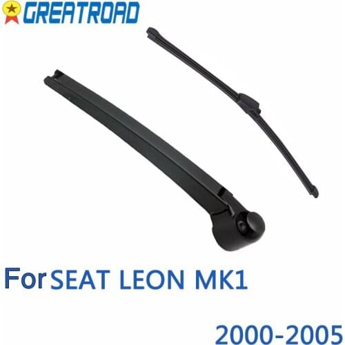 Wiper 11'' Rear Wiper Blade & Arm Set Kit Fit For SEAT LEON MK1 2000 - 2005 Windshield Windscreen Rear Window