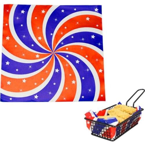 Sandwich wrap, french fries, burger, fried snack pad, paper, greaseproof, American style