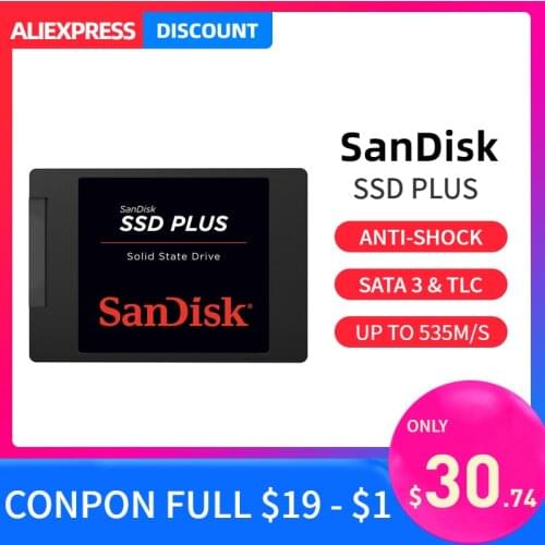 SanDisk SSD 480GB 240GB 120GB Internal Solid State Drives SATA3 hdd 2.5 waterProof anti shock anti vibration for Laptop Desktop
