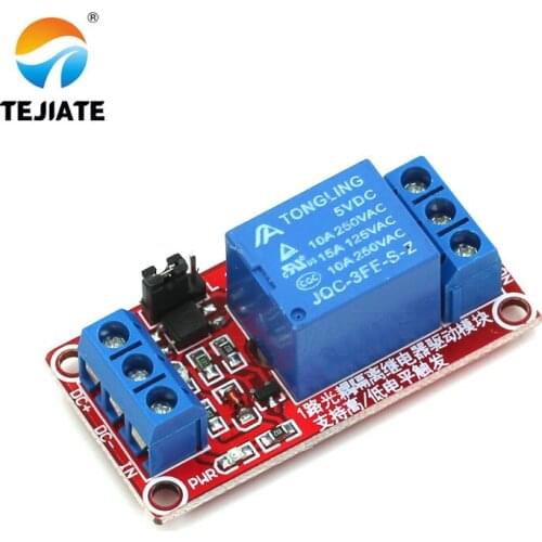 1PCS One-way 5V Relay Expansion-board Module Optocoupler Isolation Type Support For High/Low Electrical Level Triggering
