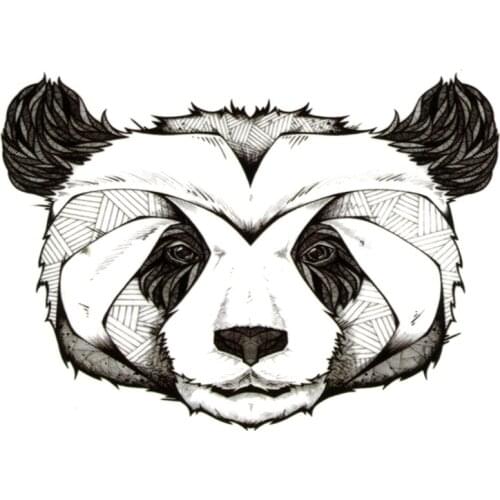 100pcs Panda Waterproof Temporary Tattoos Men Fake Tattoo Body Stickers Cute Animals Tattoo Kids Temporary Tatoo