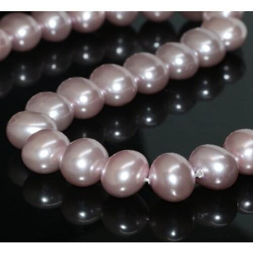 13*15mm approx oval natural purple shell pearl jewelry findings fit diy bracelet necklace women charms loose beads 15inch B2270