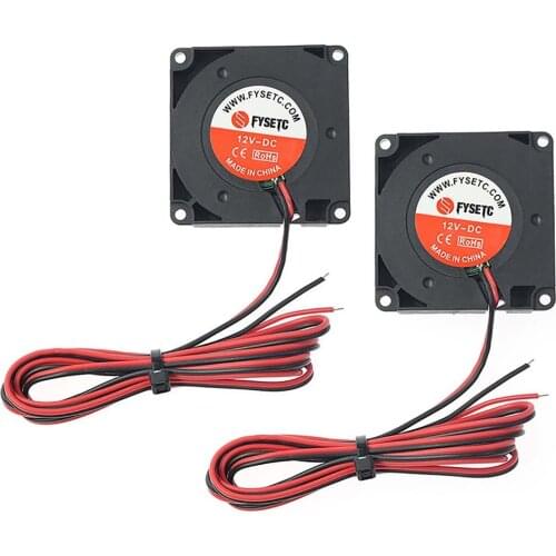 2pcs/set Mute 24V Bearing Radiator Cooler 40x40x10mm DC12V Blower Fan Cooling Fan for CR-10 CR-X 3D Printer Accessories