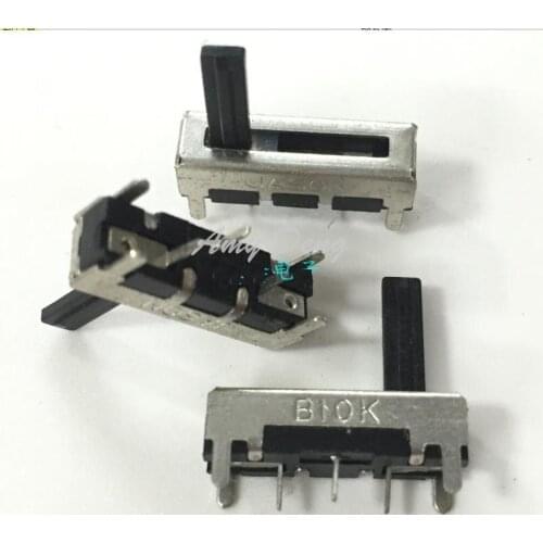 20pcs/lot 18MM long 100K 50K 10MM 10K 1K long 5K and 5MM for automove straight slide potentiometer