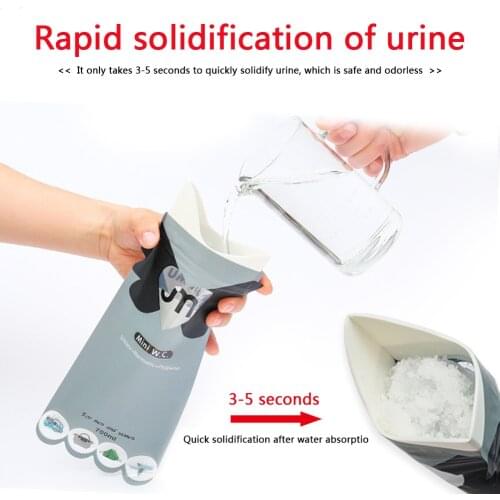 3pcs 700ml Emergency Portable Car Urine Bag Vomit Bags Mini Mobile Toilets Disposable Handy Unisex Kids Using Outdoors Mini W.C