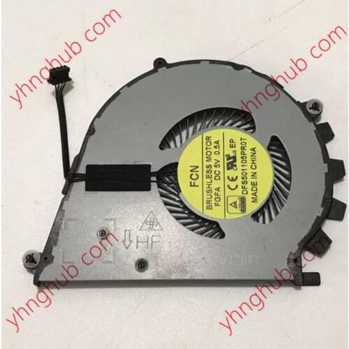 FCN DFS501105PQ0T FGF9 FGFA DC 5V 0.5A 4-wire Server Cooling Fan