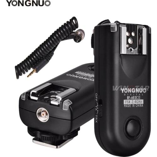 YONGNUO RF-603 II N1 Radio Wireless Remote Flash Trigger for Nikon D810A D810 D800E D800 D700 D500 D5 D4 D3 D850 D300S MC-30