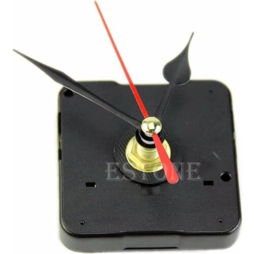 Black & Red Quartz Wall Clock Movement Mechanism Repair Tool Kit Hand DIY