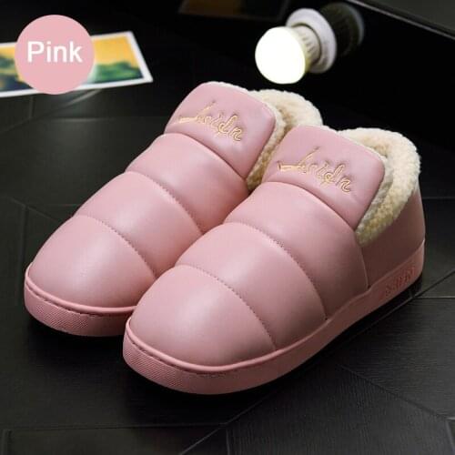 Weweya Size 36-47 Home Shoes Woman Boots Gothic Flat Platform Ankle Boots Unisex Snow Boots Indoor Warm Flat Plush Fur Boots