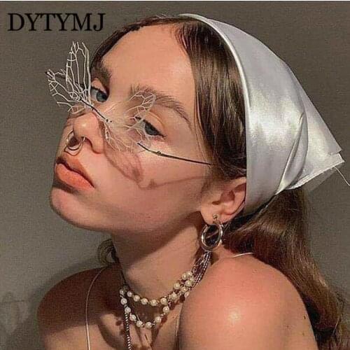 DYTYMJ Dragonfly Luxury Sunglasses Women Sun Glasses Women Wing Frame Eyewear Brand Designer Women Fashion Gafas De Sol Hombre
