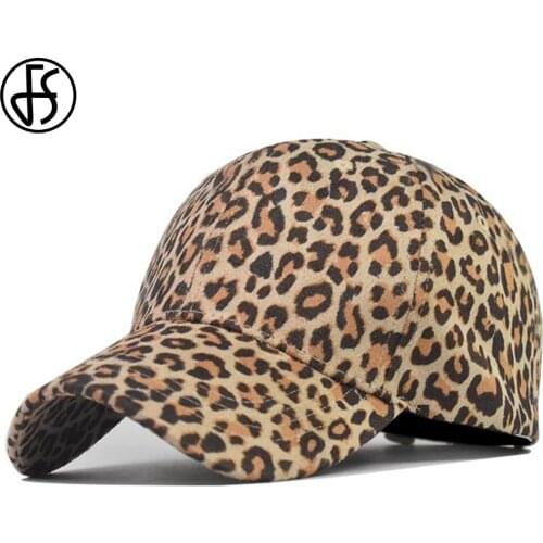 FS 2021 Fashion Leopard Print Baseball Cap Summer Outdoor Sports Sun Hats For Men Women Snapback Hip Hop Caps Gorra Hombre