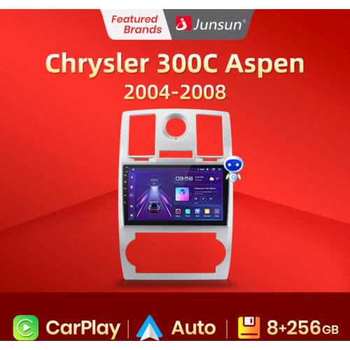 Junsun V1 pro Car Radio with screen Multimedia Video Player For Chrysler 300C 2004 - 2007 Android Auto CarPlay 2 din DVD